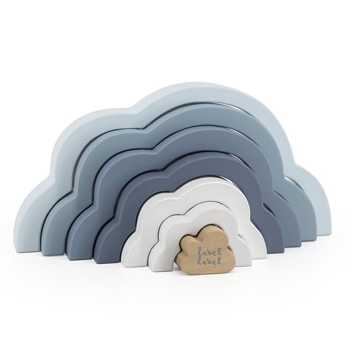 Label Label – Puzzle Nuvem Madeira – Azul - Image 3