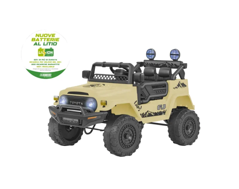 Globo – Veículo Bateria – Toyota FJ Cruiser Bege 12V