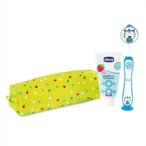Chicco – Conjunto Higiene Oral – Tigre Azul