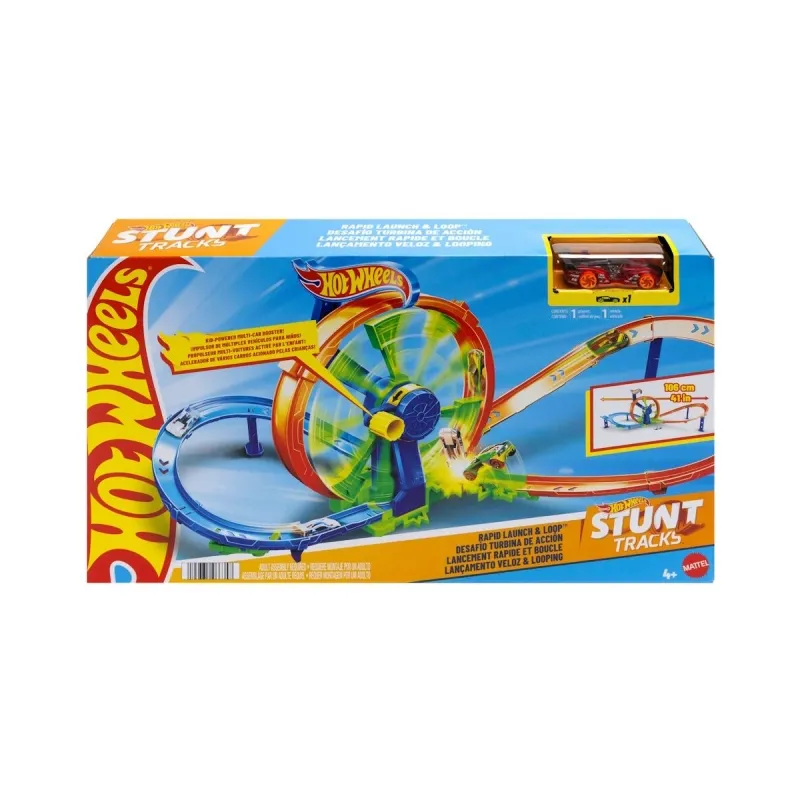 Hot Wheels – Pista Rapid Launch e Loop