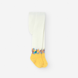 Bóboli – Meias Collants – Bolinhas Amarelo