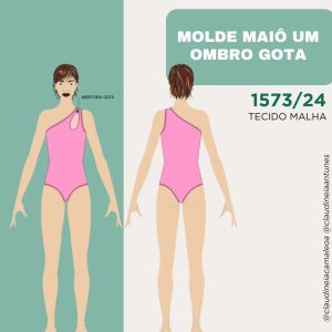 MOLDE MAIÔ UM OMBRO GOTA 1573/24