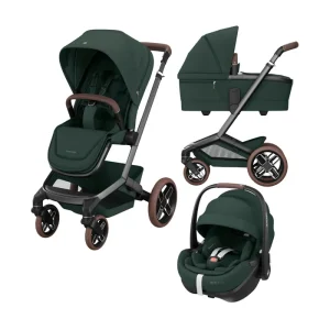 Maxi-Cosi – Carrinho Fame+Pebble 360 Pro 2+Alcofa – Twillic Green
