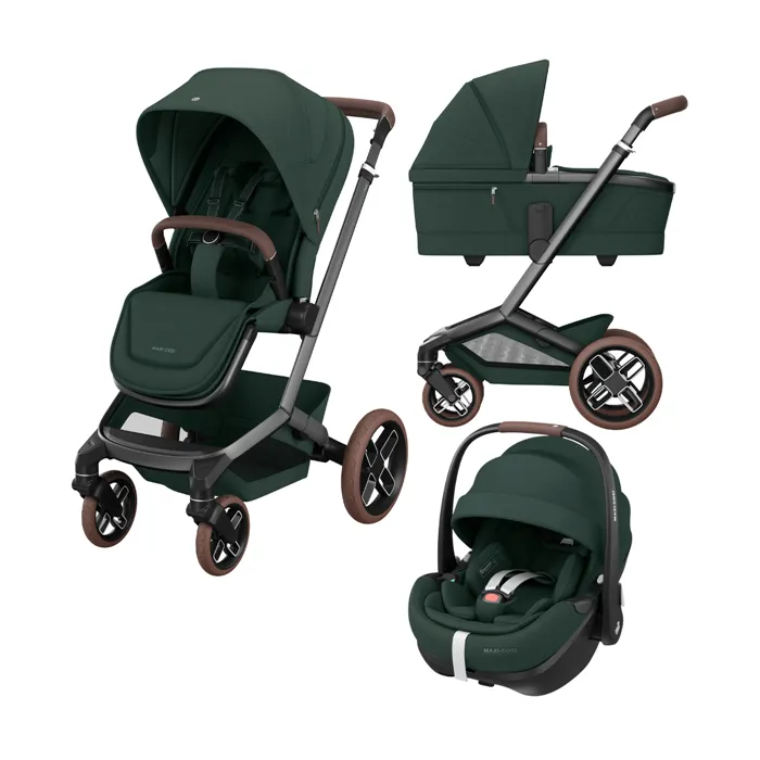 Maxi-Cosi – Carrinho Fame+Pebble 360 Pro 2+Alcofa – Twillic Green