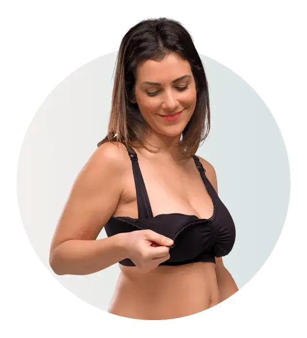 Carriwell – Sutiã Maternal Acolchoado – Suporte Gel – Preto - Image 3