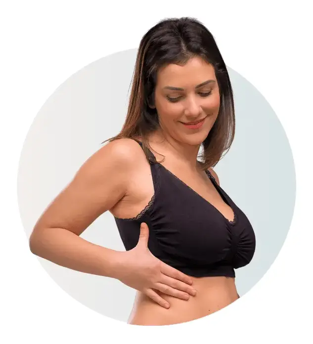 Carriwell – Sutiã Maternal Acolchoado – Suporte Gel – Preto