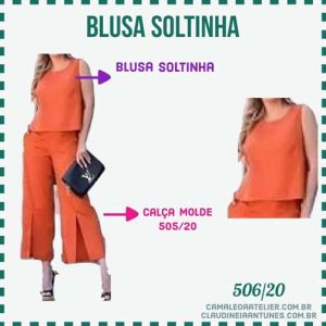 Molde Blusa Soltinha 506/20