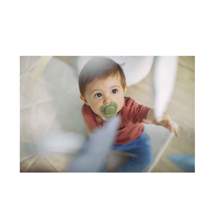 Philips Avent – 2 Chupetas Ultra Soft +18m – Verde/Laranja - Image 3
