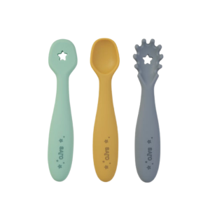 Saro – Conjunto 3 Talheres Aprendizagem – Azul/Amarelo/Verde