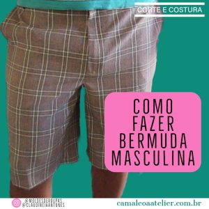 Molde Bermuda Masculina Bolso Faca 686/21