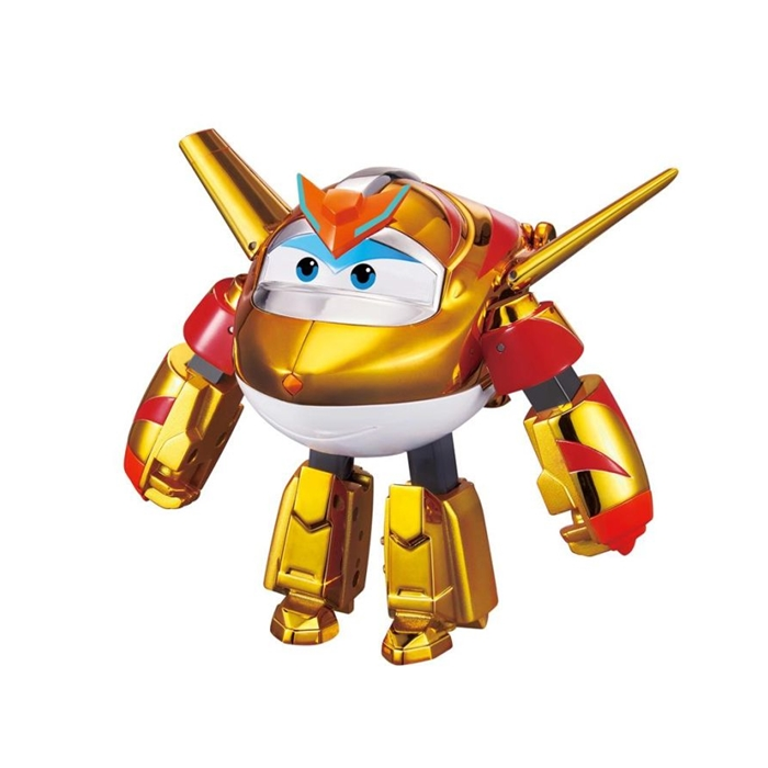 Super Wings – Electric Heroes – Veículos Deluxe Golden Boy - Image 3