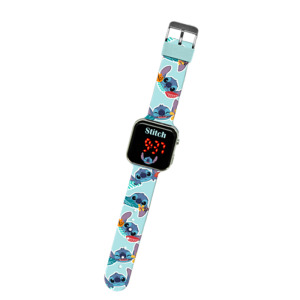 KiDS Licensing – Relógio Led – Stitch Azul