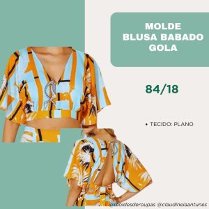 Molde Blusa Manga Sino 84/18