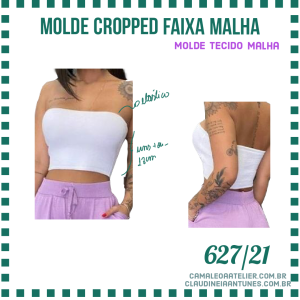 Molde Cropped Malha 627/21