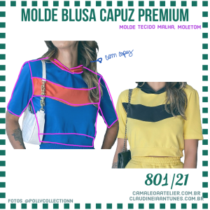 Molde Blusa Capuz Premium 801/21