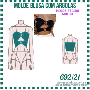 Molde Blusa com Argolas 692/21