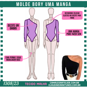 Molde Bory uma Manga 1308/23