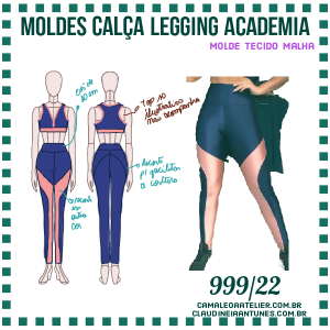 Molde Legging Academia 999/22