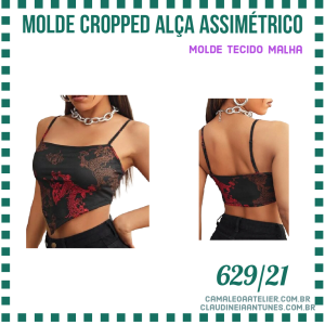 Molde Cropped Alça Assimétrico 629/21