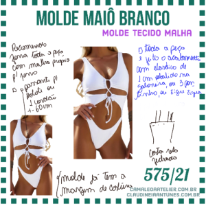 Molde Maiô Branco 575/21