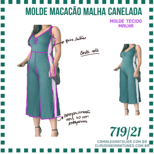 Molde Macacão 719/21