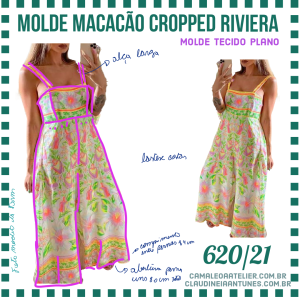 Molde Macacão Cropped Riveira 620/21