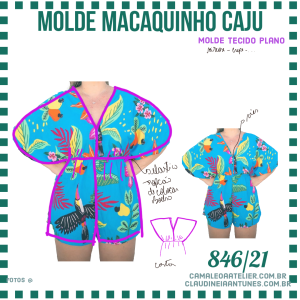 Molde Macaquinho Caju 846/21