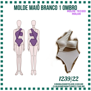 Molde Maio Branco 1 Ombro 1239/22