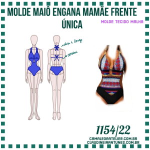 Molde Maio Engana Mamãe Frente Unica 1154/22