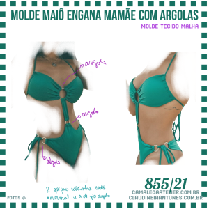 Molde Maiô Engana Mamãe com Argolas 855-21