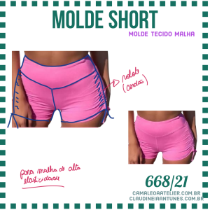 Molde Short com Cordinha 668/21