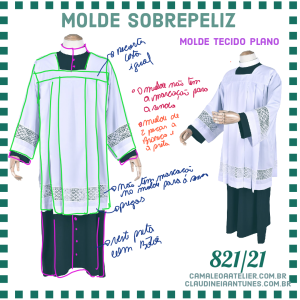 Molde Sobrepeliz 821/21