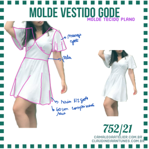 Molde Vestido Gode 752/21