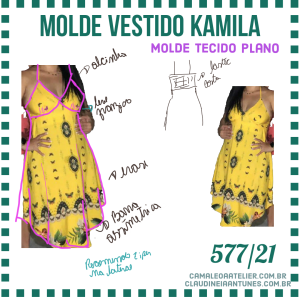 Molde Vestido kamila 577/21