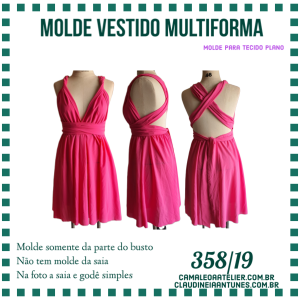 Molde Vestido Multiforma 358/19