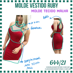 Molde Vestido Ruby 644/21