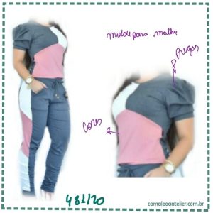 Molde Blusa com Pregas 481/20