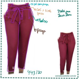 Molde Calça Clochard Bordo 443/20