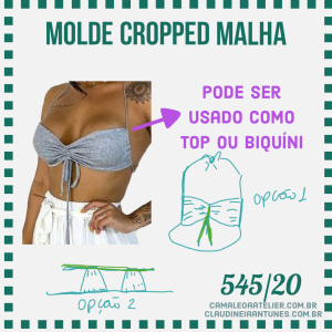 Molde Cropped Malha 545/20