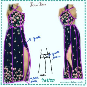 Molde Vestido Longo 464/20