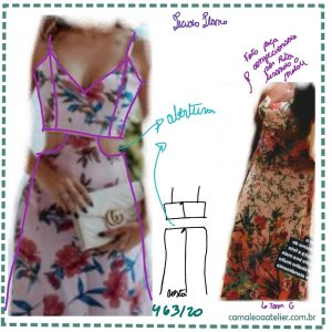 Molde Vestido Longo Alcinha 463/20