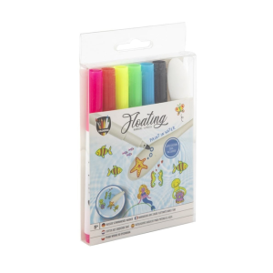 Moxy – Marcadores Tinta Flutuante – 6 Peças+Aplicador