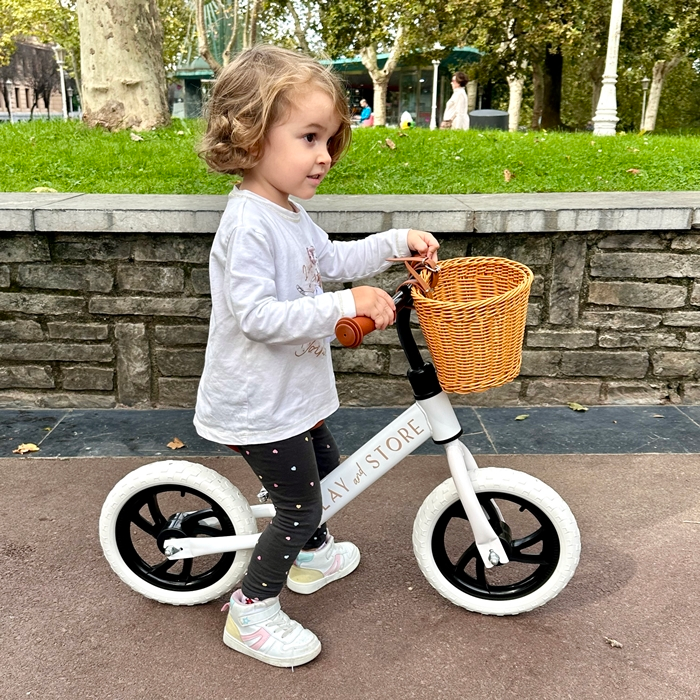 Play And Store – Bicicleta Equilíbrio Premium – Branco - Image 4