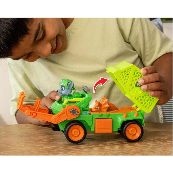 Patrulha Pata – The Dino Movie – Figura Rocky e Veículo - Image 6