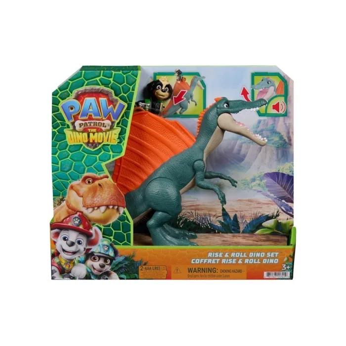 Patrulha Pata – The Dino Movie – Figura T-Rex e Espinossauro