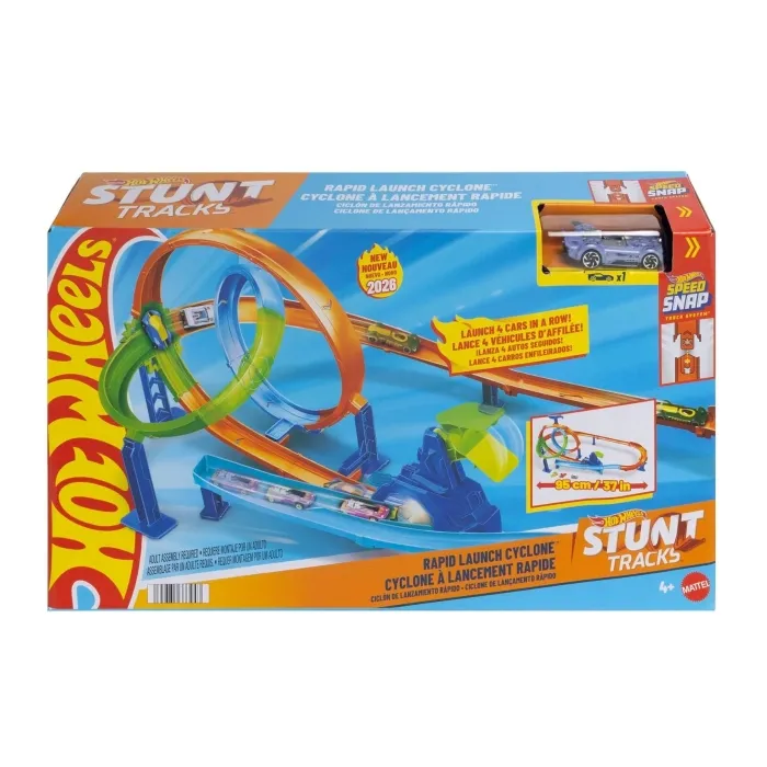 Hot Wheels – Stunt Tracks – Pista Looping Cyclone - Image 5
