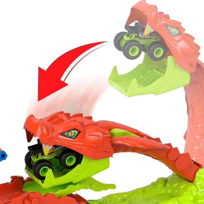 Hot Wheels – Monster Trucks – Pista Ataque Serpente - Image 3