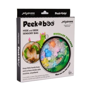 Jellystone – Peekaboo, Bolsa Sensorial – Dinossauro