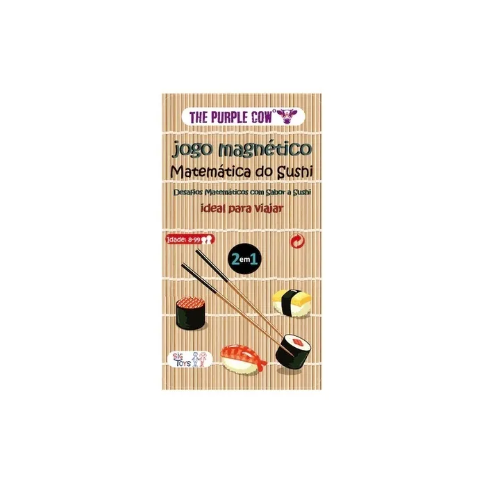 The Purple Cow – Game To Go – Jogo Magnético Matemática do Sushi