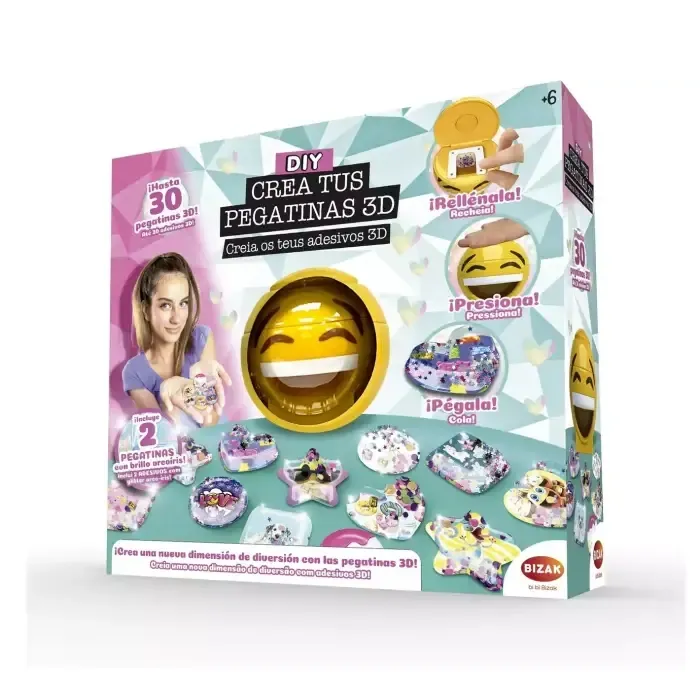 Bizak – DIY Cria os Teus Autocolantes 3D